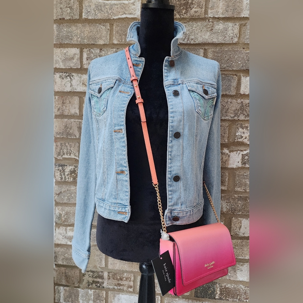 Kate Spade Multi Morgan OMBRE Crossbody Mellon BALL Pink  NWT!